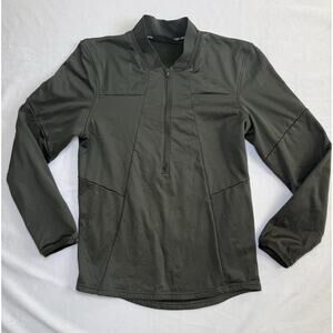 Under Armour Coldgear Mens 1/2 Zip Pullover Sweater Mens Medium Dark Green Loose